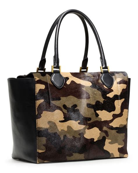 michael kors camo tote|michael kors large tote black.